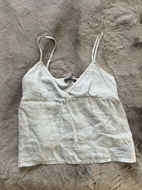 Brandy Melville Linen Top